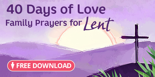 Illustration of sun rising with cross in foreground